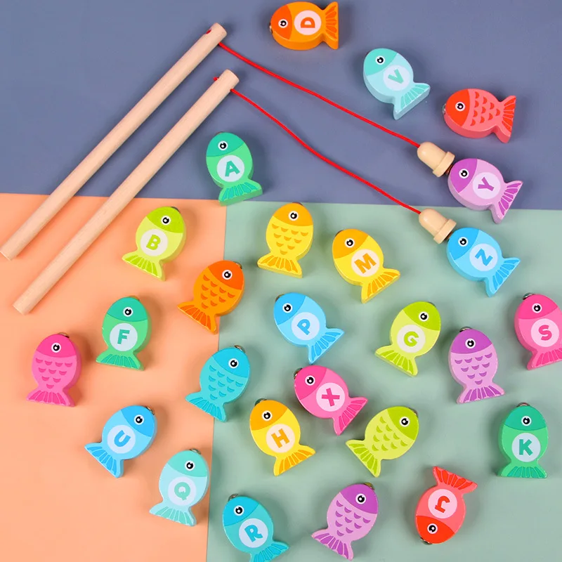 Wooden Colorful Alphanumeric Recognition Early Education Magnetic Fishing Toy Children Family Game Props Baby Kid Gifts Unisex
Wooden Colorful Alphanumeric Recognition Early Education Magnetic Fishing Toy Children Family Game Props Baby Kid Gifts Unisex