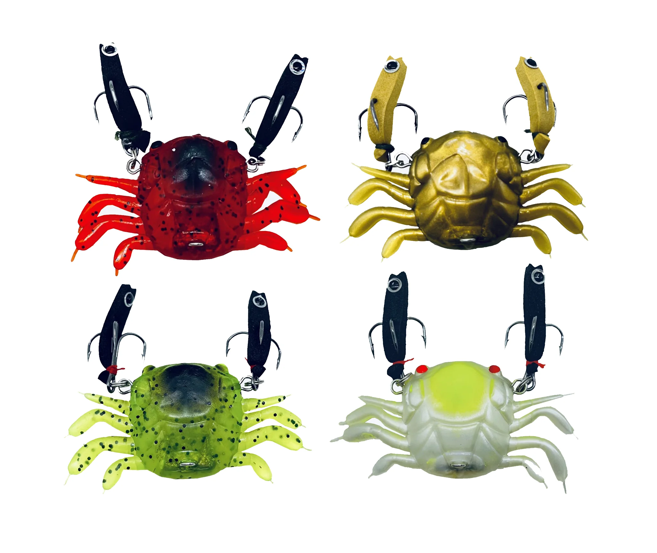 

Sea crab 4.5cm/ 5.4g 6.5cm/13g 8cm/34.5g soft lure with lead inside for sea fishing