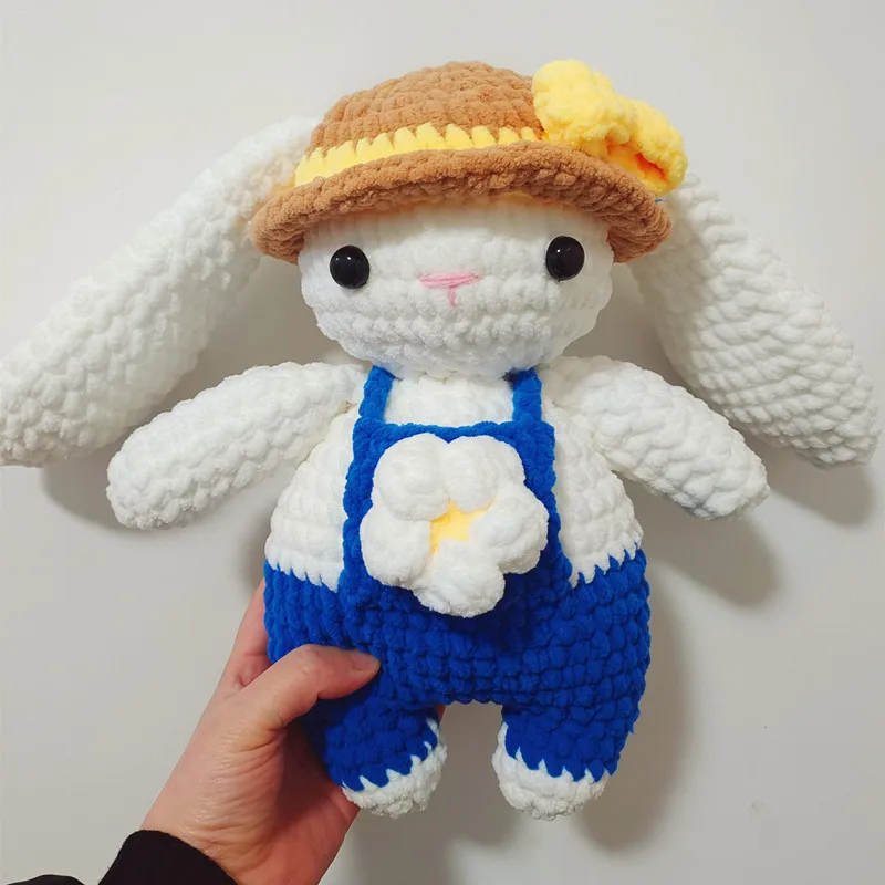 Handwoven DIY Little Bear Rabbit Doll Ice Stripe Woolen Thread Crochet Doll Slippers Scarf Thread Material Bag Relief Wool Gift
Handwoven DIY Little Bear Rabbit Doll Ice Stripe Woolen Thread Crochet Doll Slippers Scarf Thread Material Bag Relief Wool Gift