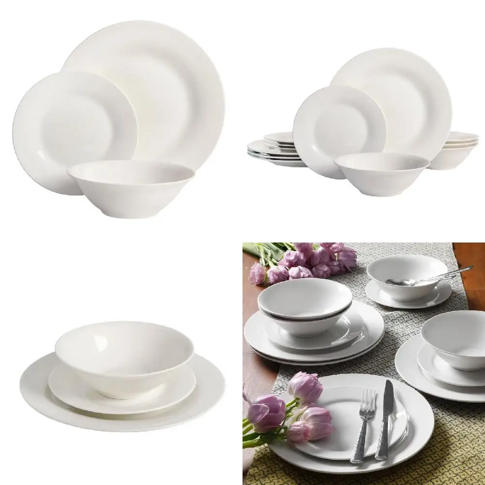 12-Piece Durable, Sturdy Ceramic Dinnerware Set - Perfect for Everyday Use, Expertly Crafted for a Refined Appearance & Long-Las
12-Piece Durable, Sturdy Ceramic Dinnerware Set - Perfect for Everyday Use, Expertly Crafted for a Refined Appearance & Long-Las