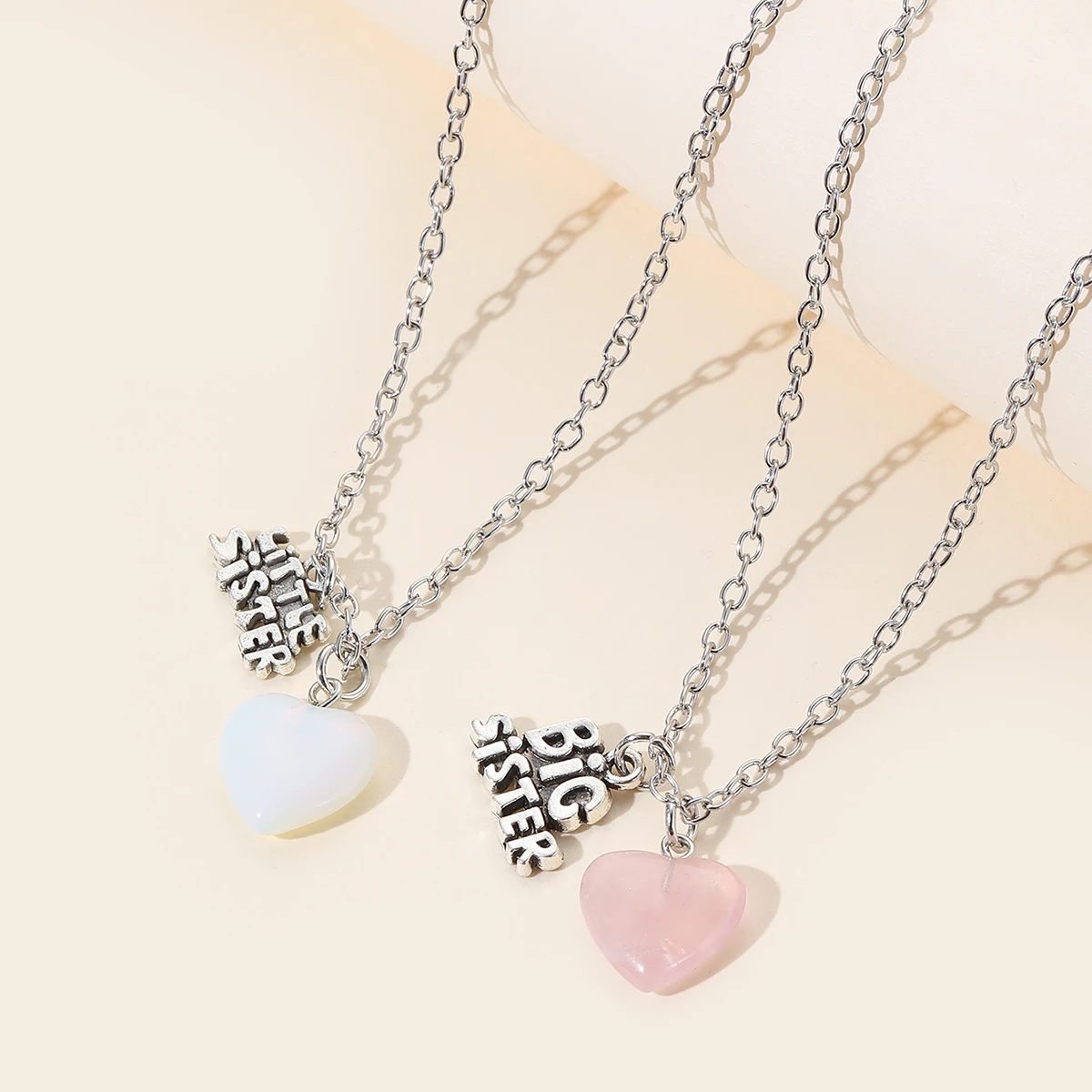 2 Pcs Set Hexagonal Crystal Letter Pendant Chain Necklace For Women Sister Family Charm Jewelry Accessories
2 Pcs Set Hexagonal Crystal Letter Pendant Chain Necklace For Women Sister Family Charm Jewelry Accessories