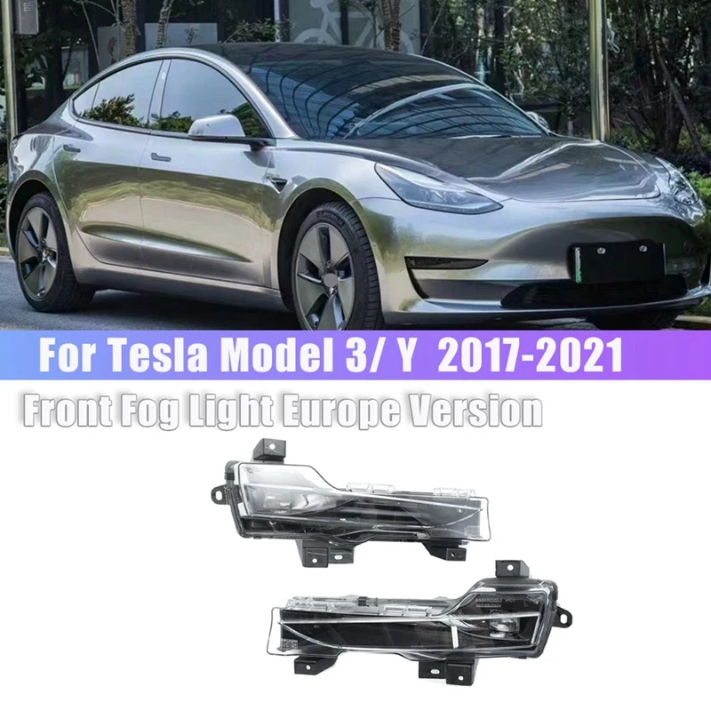 New For 2017 18 19 20 2021 Tesla Model 3 / Y Car Front Fog Light Driving Lamp LED DRL No Amber Europe Version
New For 2017 18 19 20 2021 Tesla Model 3 / Y Car Front Fog Light Driving Lamp LED DRL No Amber Europe Version
