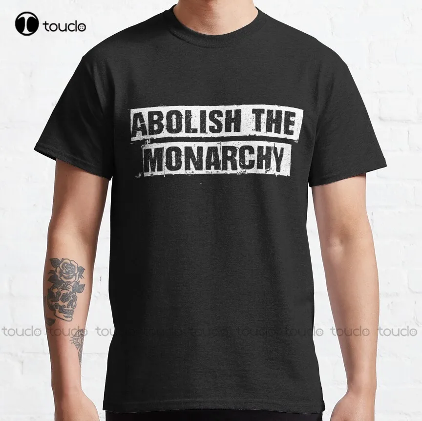 Abolish The Monarchy Classic T-Shirt Anti Monarchy Black Shirts For Men Custom Aldult Teen Unisex Digital Printing Tee Shirts
Abolish The Monarchy Classic T-Shirt Anti Monarchy Black Shirts For Men Custom Aldult Teen Unisex Digital Printing Tee Shirts