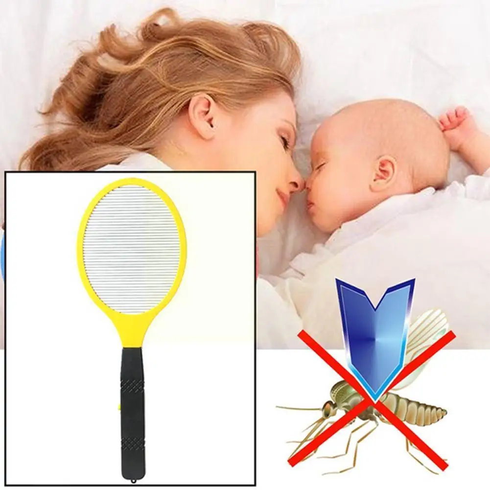 

Electric Handheld Bug Zapper Insect Fly Swatter Racket Killer Portable Single Electric Mosquito Layer Pest Mosquitos Swatte D2v3