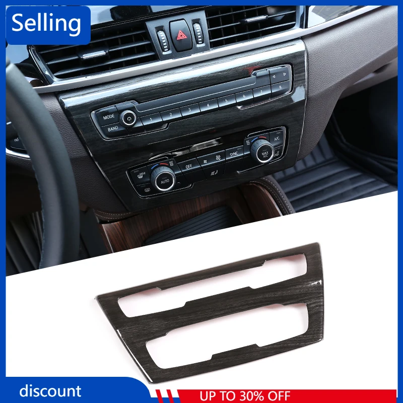 

Car Styling Accessories Center Control Button Cover Trim Interior Moulding Trim For BMW X1 F48 2016-2019 For BMW X2 F47 2018 dx