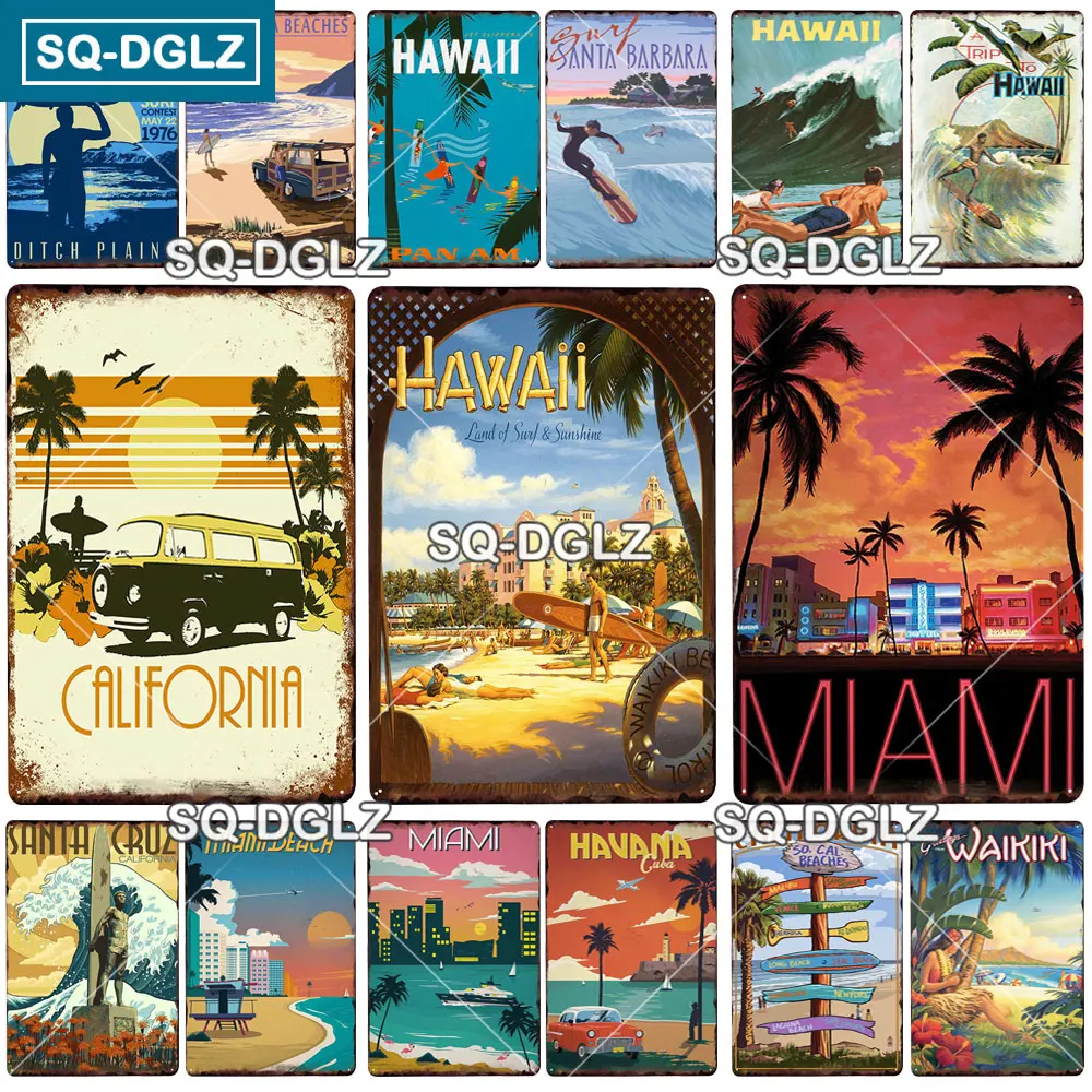 California Beach Metal Sign Vintage Plaque Tin Sign Plate Wall Decor For Bar Club Man Cave Art Painting Travel Poster
California Beach Metal Sign Vintage Plaque Tin Sign Plate Wall Decor For Bar Club Man Cave Art Painting Travel Poster