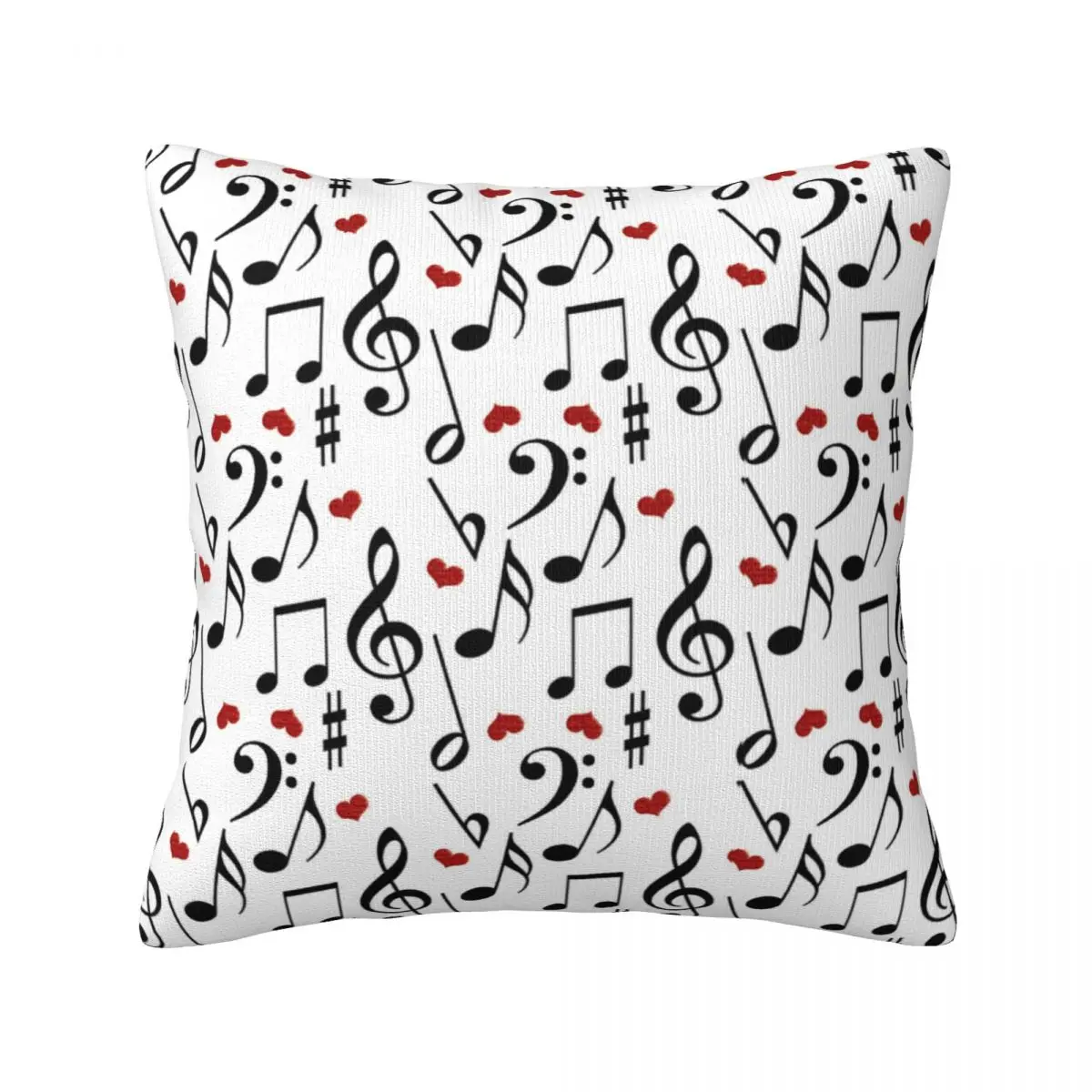 Music Note Pillow Case With Hearts Polyester Home Decor Pillowcase Zipper Summer Retro Cover 
Music Note Pillow Case With Hearts Polyester Home Decor Pillowcase Zipper Summer Retro Cover