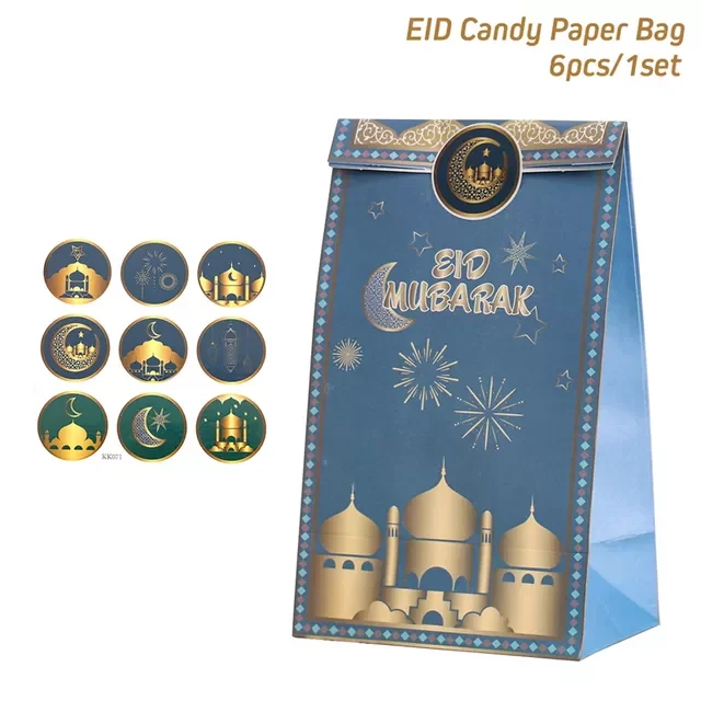 Eid Mubarak Gift Bag With Handle Party Paper Gift Candy Box Ramadan Kareem Decoration Islamic Muslim Party Supplies Eid Al-fitr
Eid Mubarak Gift Bag With Handle Party Paper Gift Candy Box Ramadan Kareem Decoration Islamic Muslim Party Supplies Eid Al-fitr