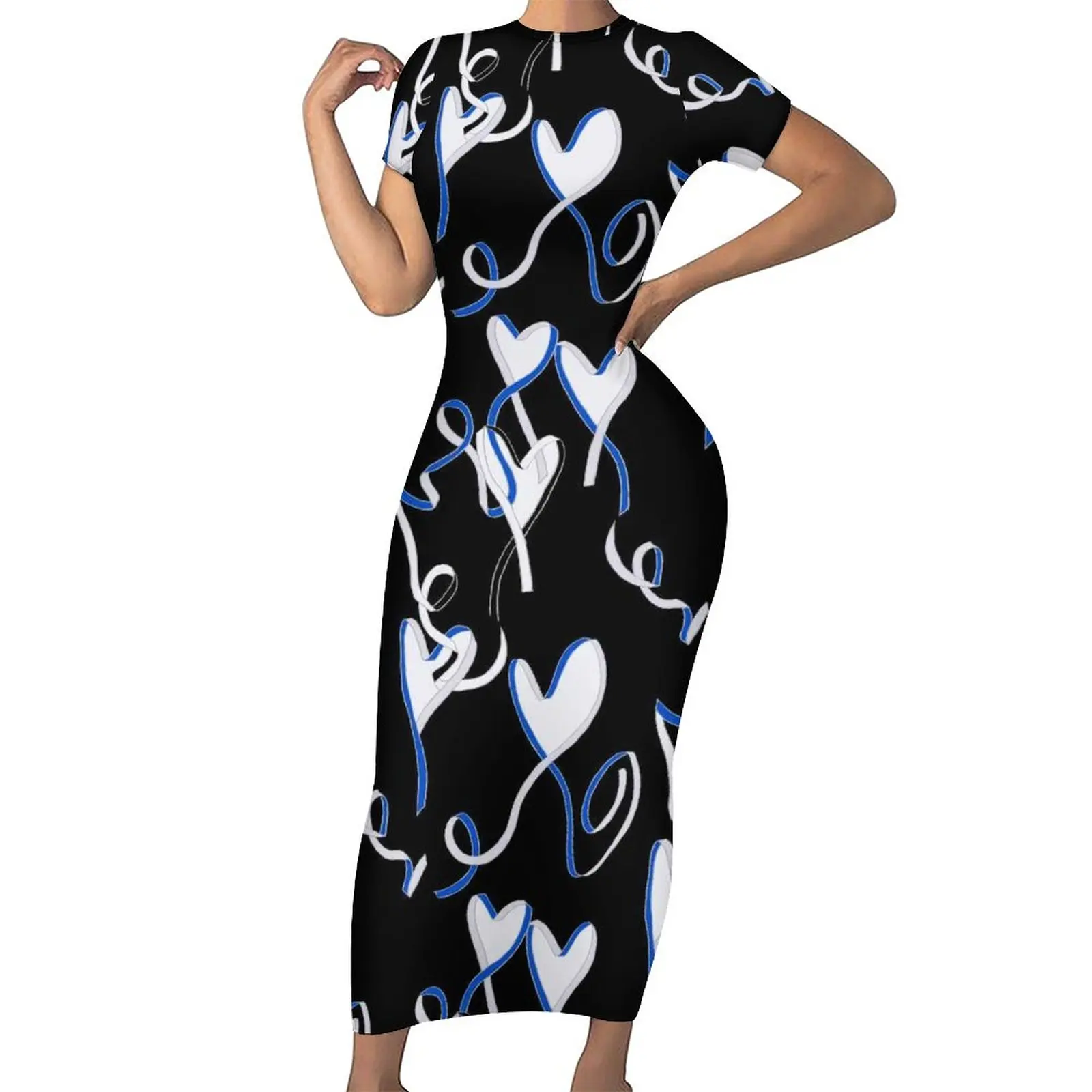 Graffiti Heart Dress Short Sleeve Romantic Valentine Elegant Maxi Dresses Holiday Street Wear Pattern Bodycon Dress Big Size 5XL
Graffiti Heart Dress Short Sleeve Romantic Valentine Elegant Maxi Dresses Holiday Street Wear Pattern Bodycon Dress Big Size 5XL