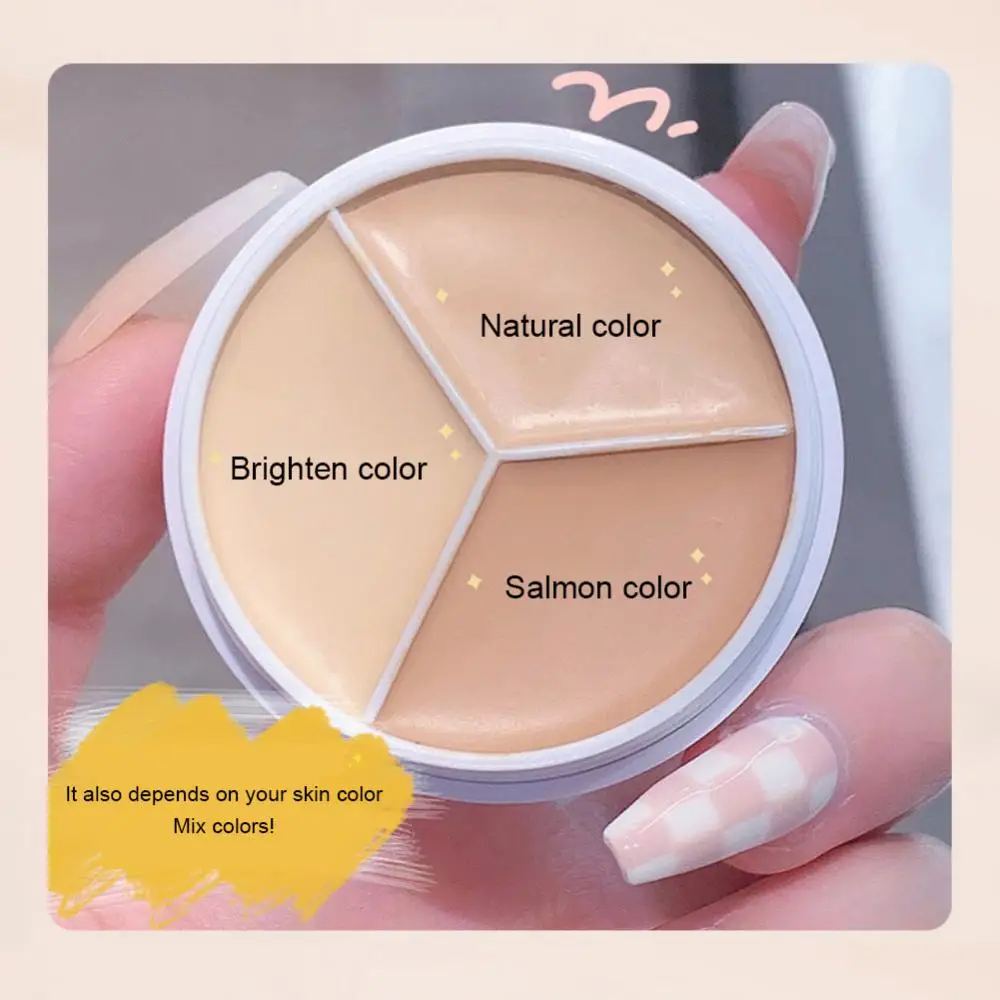 3-Color Soft Concealer Cream Palette Covers Dark Circles Spots Acne Brighten Waterproof Long Lasting Face Makeup Cosmetic
3-Color Soft Concealer Cream Palette Covers Dark Circles Spots Acne Brighten Waterproof Long Lasting Face Makeup Cosmetic