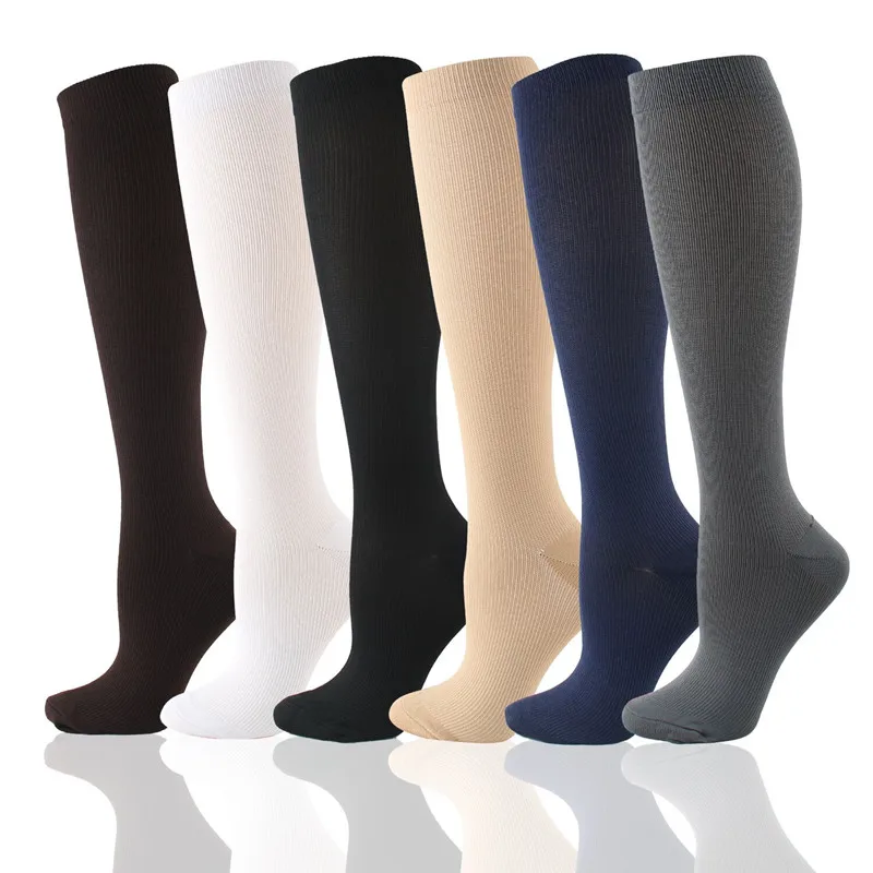 Compression Stockings 20-30mmhg Blood Circulation Promotion Slimming Compression Socks Anti-Fatigue Comfortable Solid Color Sock
Compression Stockings 20-30mmhg Blood Circulation Promotion Slimming Compression Socks Anti-Fatigue Comfortable Solid Color Sock