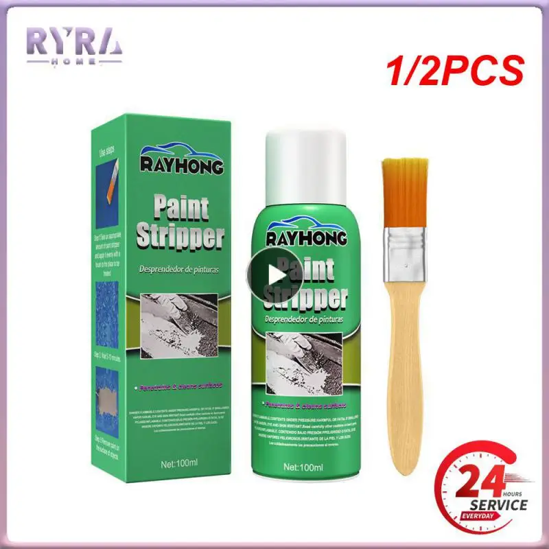 1/2PCS 100ml Paint Strippers Paint Removers Spray For Car Wheel Metal Surface Wall Graffiti Correction Quick Peeling Paint With
1/2PCS 100ml Paint Strippers Paint Removers Spray For Car Wheel Metal Surface Wall Graffiti Correction Quick Peeling Paint With
