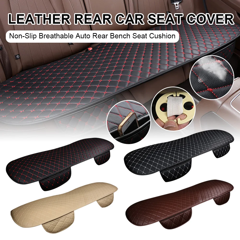 Car Leather Rear Seat Cover with Storage Pockets Non-Slip Breathable Auto Rear Bench Seat Cushion Pad Car Interior Accessories
Car Leather Rear Seat Cover with Storage Pockets Non-Slip Breathable Auto Rear Bench Seat Cushion Pad Car Interior Accessories