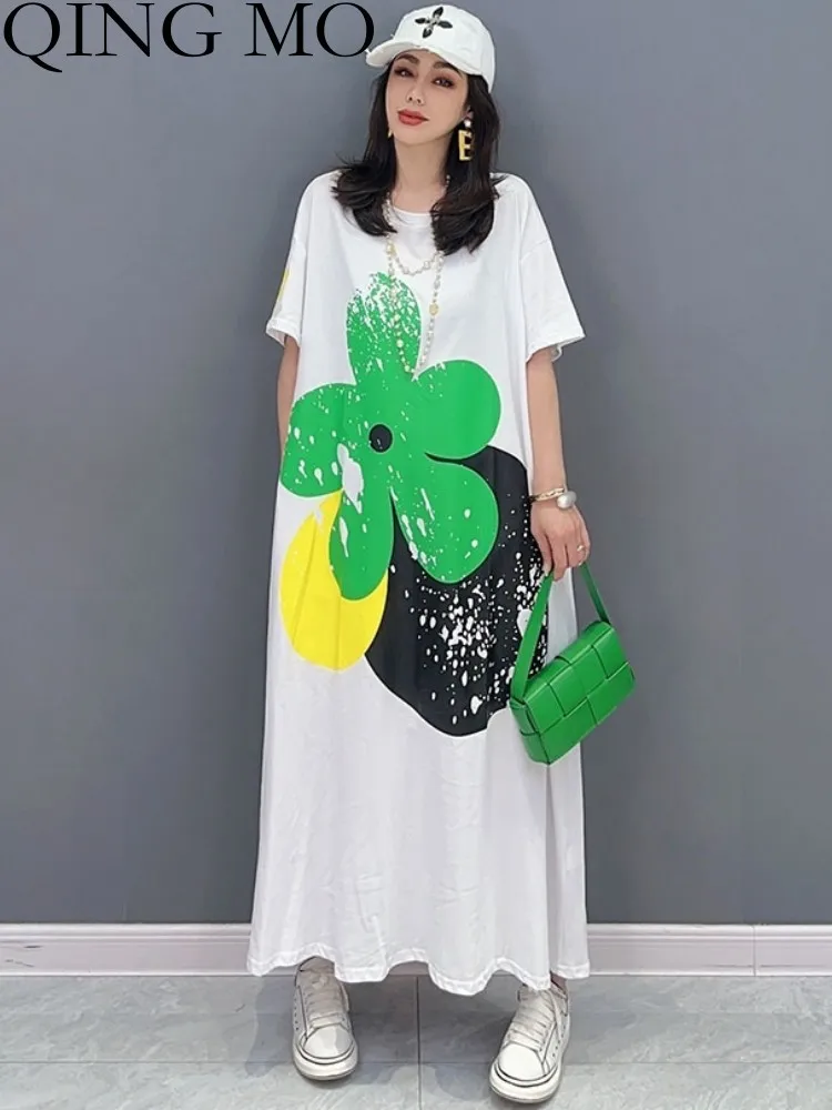 QING MO 2023 Summer New Korean Flower Print Large Size Dress Women Fashion Thin Long Length White Dress ZXF2731
QING MO 2023 Summer New Korean Flower Print Large Size Dress Women Fashion Thin Long Length White Dress ZXF2731