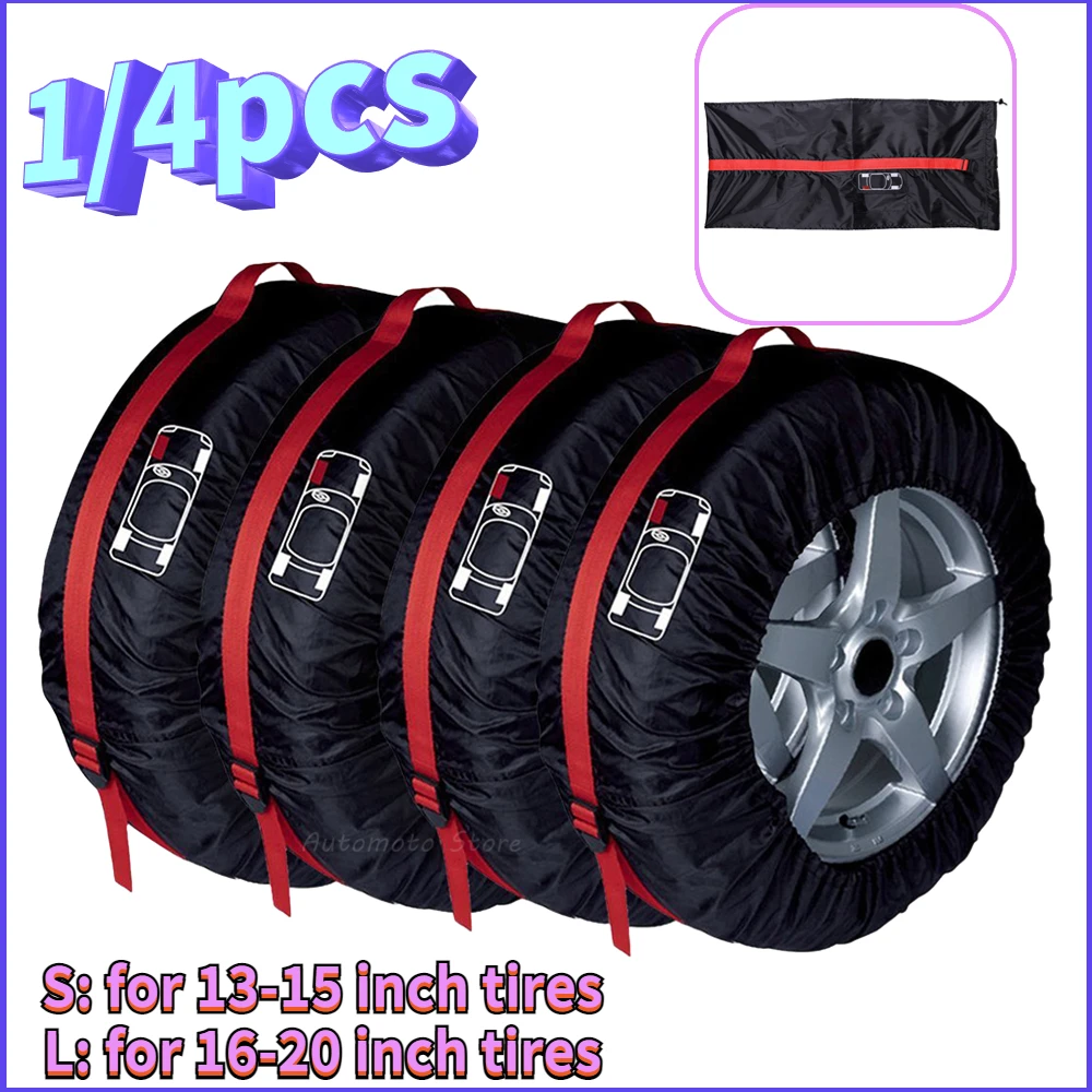 4pcs Universal Car Spare Tire Cover Case Tires Storage Bags Auto Wheel Tires Storage Bags Vehicle Tyre Waterproof Polyester Bag
4pcs Universal Car Spare Tire Cover Case Tires Storage Bags Auto Wheel Tires Storage Bags Vehicle Tyre Waterproof Polyester Bag