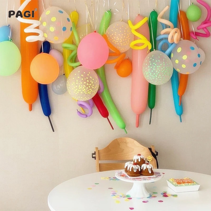 Colorful Wedding Birthday Party Decoration Long Spiral Shape Confetti Latex Balloons Set Kids Boys Girl Decor Ballon Baby Shower
Colorful Wedding Birthday Party Decoration Long Spiral Shape Confetti Latex Balloons Set Kids Boys Girl Decor Ballon Baby Shower