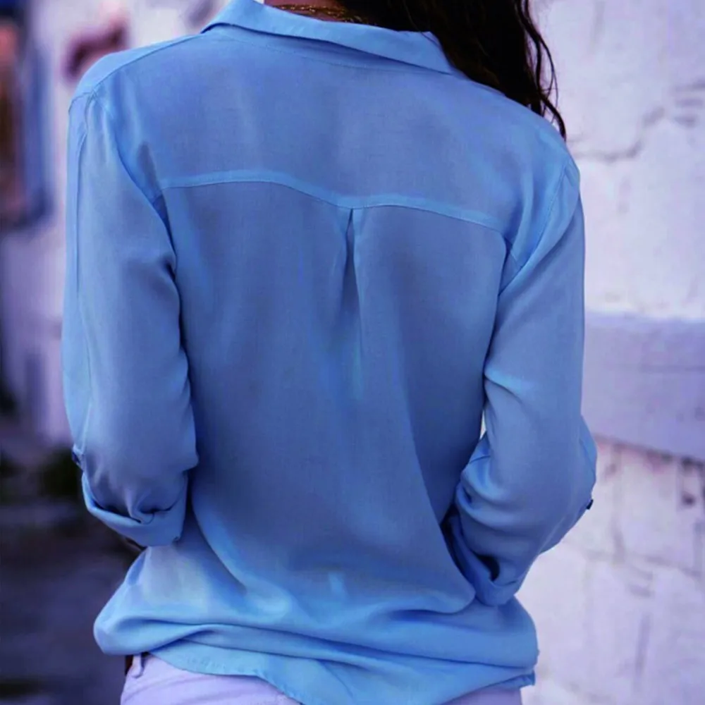 Elegant Long Sleeve Oversized Solid V-Neck Chiffon Blouse Summer Women Tops Female Office Shirts Casual Regular
Elegant Long Sleeve Oversized Solid V-Neck Chiffon Blouse Summer Women Tops Female Office Shirts Casual Regular