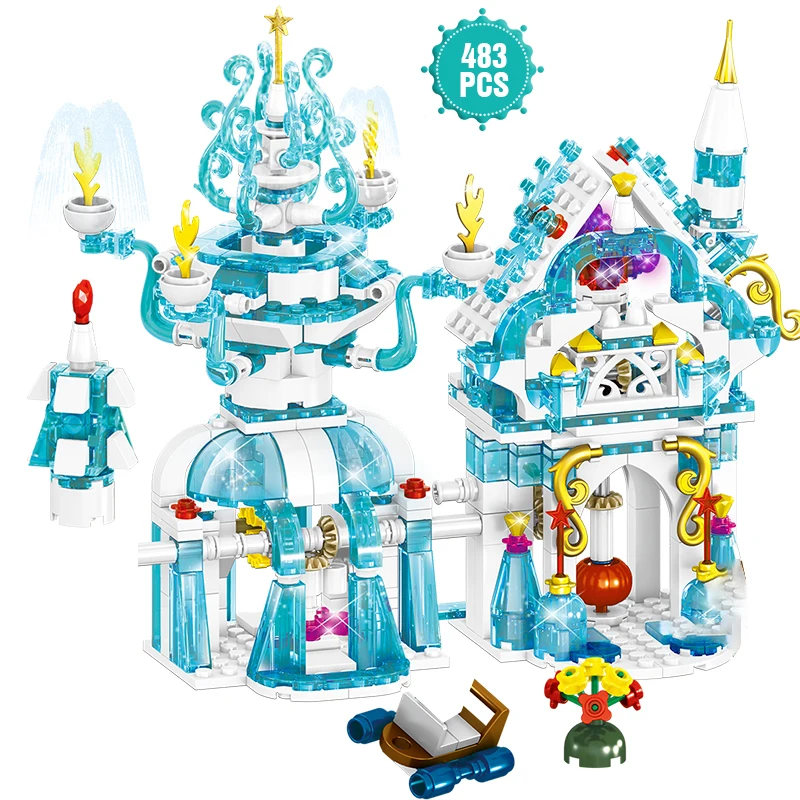 Ideas MOC Princess Fairy Tale Castle Building Blocks 4 in 1 Snow Dream Castle Bricks Assembly Toys Gift For Children Girls
Ideas MOC Princess Fairy Tale Castle Building Blocks 4 in 1 Snow Dream Castle Bricks Assembly Toys Gift For Children Girls