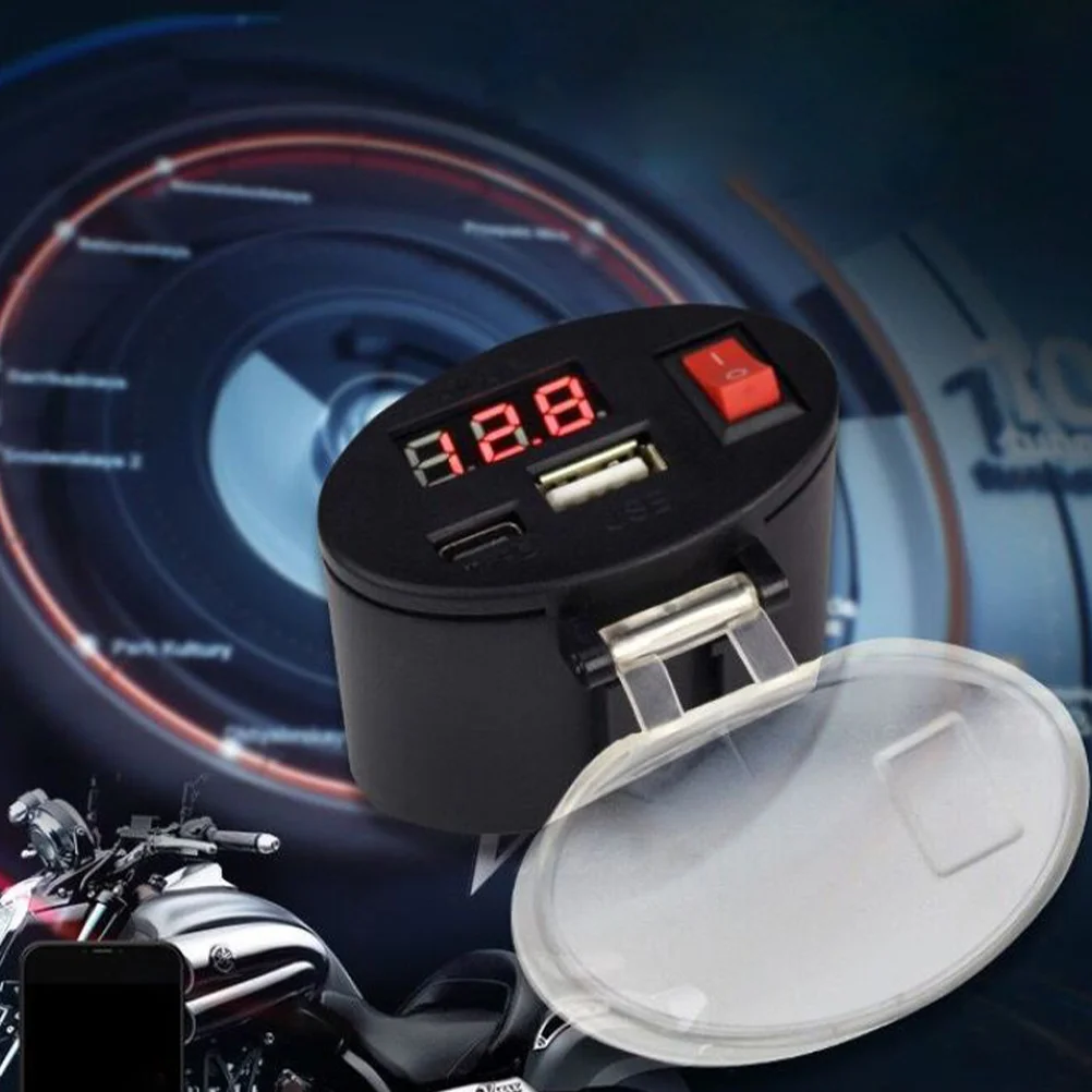 1 шт., два порта, практичный портативный USB для мотоцикла
1 шт., два порта, практичный портативный USB для мотоцикла