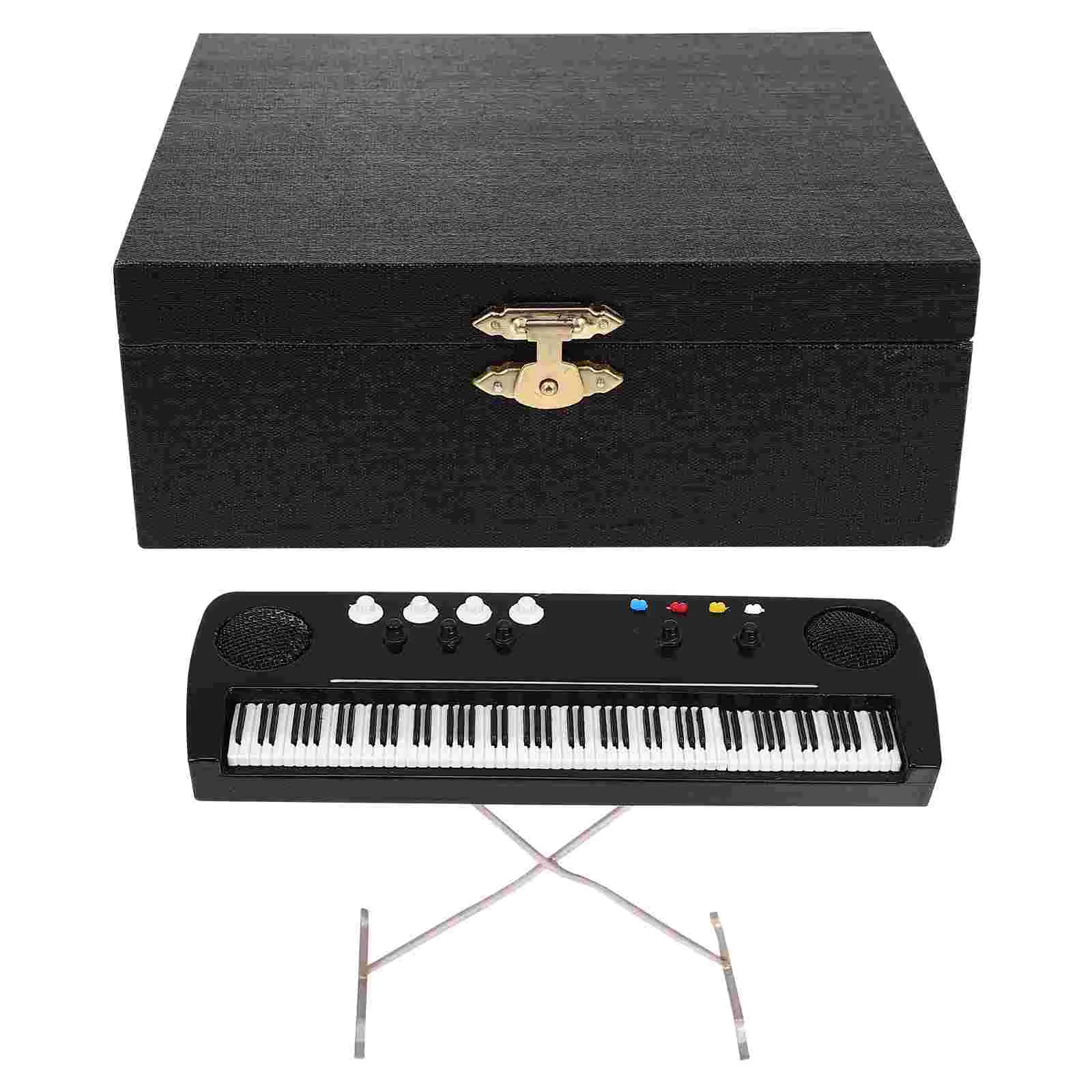 Electronic Mini Miniature Keyboard House Musical Piano Toy Ornament Wood Instrument Kids Model Figurine Play Toys Micro
Electronic Mini Miniature Keyboard House Musical Piano Toy Ornament Wood Instrument Kids Model Figurine Play Toys Micro