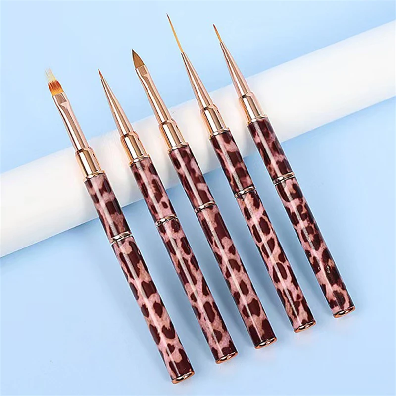 5pcs/set NCUBE Leopard Print Nail Art Brushes Double Head Nail Art Liner Brush Striping Drawing Painting Nail Design Brushes
5pcs/set NCUBE Leopard Print Nail Art Brushes Double Head Nail Art Liner Brush Striping Drawing Painting Nail Design Brushes