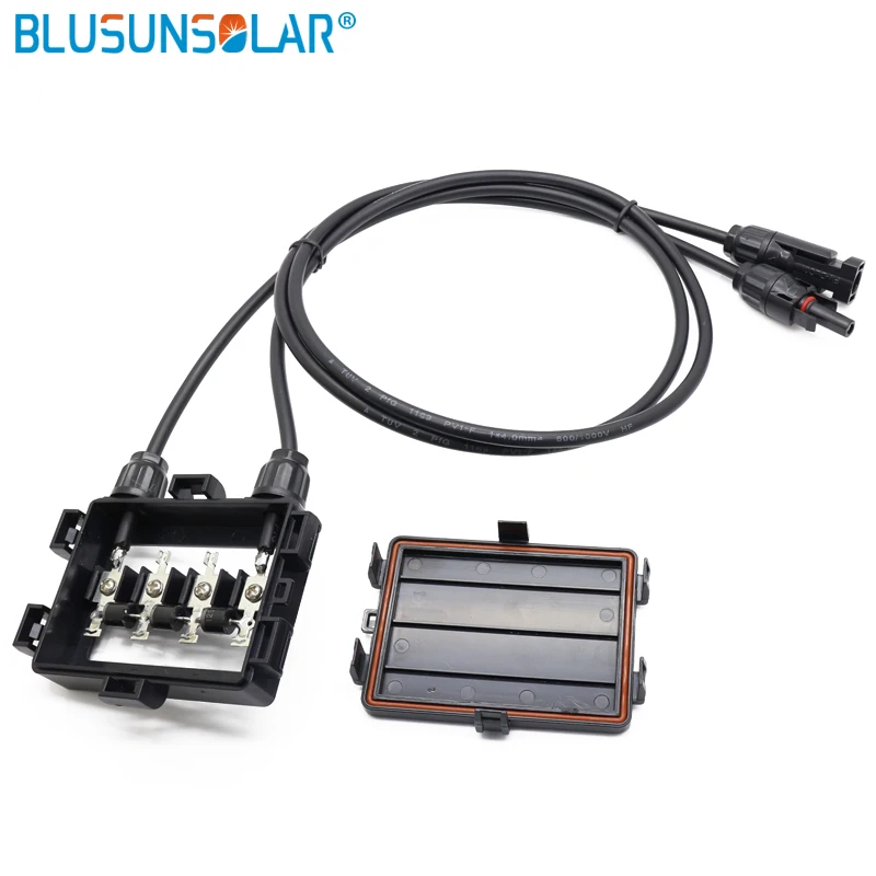 50 pcs/lot Hot sale 4 Rails Solar PV Junction Box Waterproof IP65 Combiner Box with 4.0mm2 Cable for Solar Panel XH0196
50 pcs/lot Hot sale 4 Rails Solar PV Junction Box Waterproof IP65 Combiner Box with 4.0mm2 Cable for Solar Panel XH0196