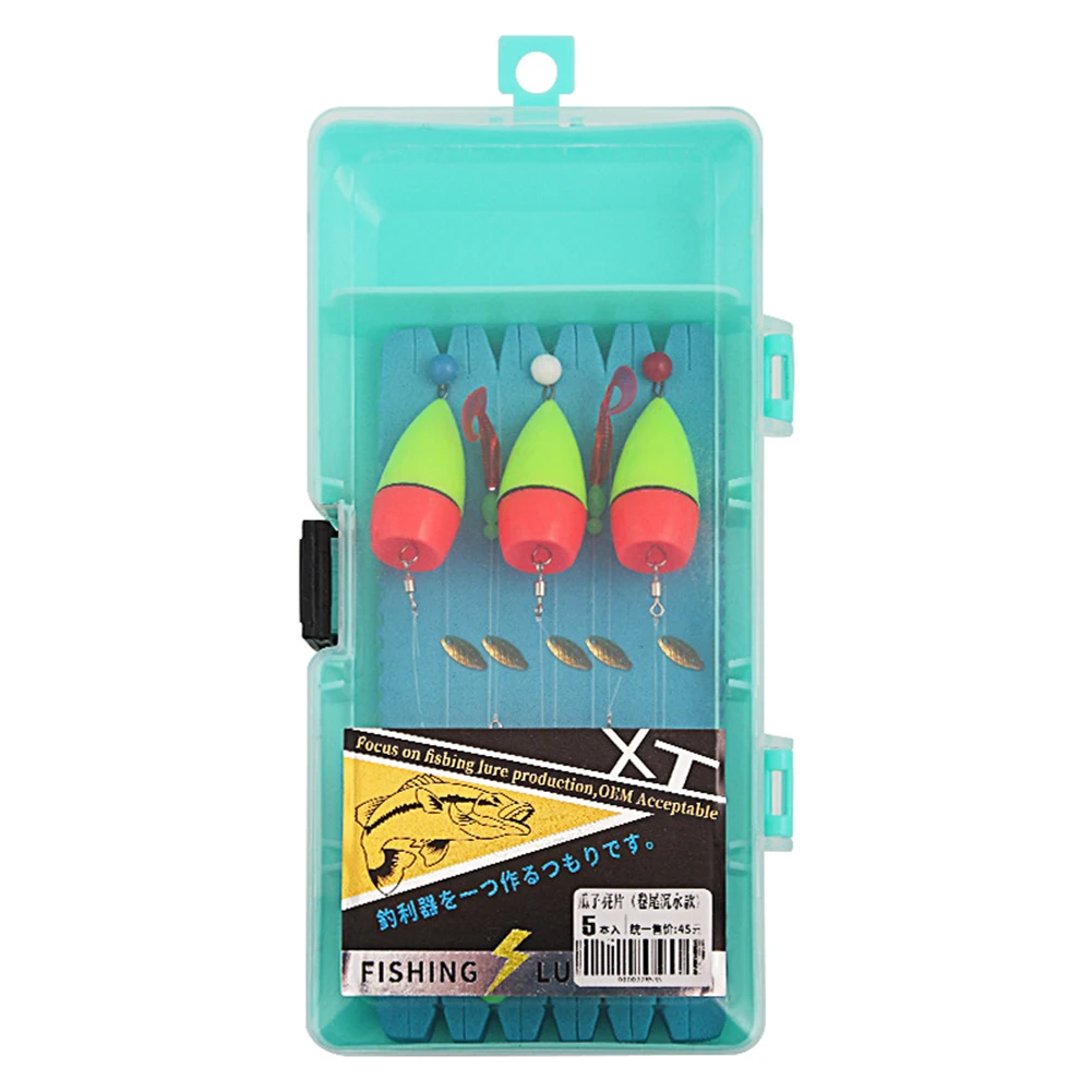 Fishhooks Texas Rig Set Hooks Fishing Tackle Kit Sequined Submerged/Floating Luya Bait Tied Sunflower Seed Sequins Set Fish Bone
Fishhooks Texas Rig Set Hooks Fishing Tackle Kit Sequined Submerged/Floating Luya Bait Tied Sunflower Seed Sequins Set Fish Bone