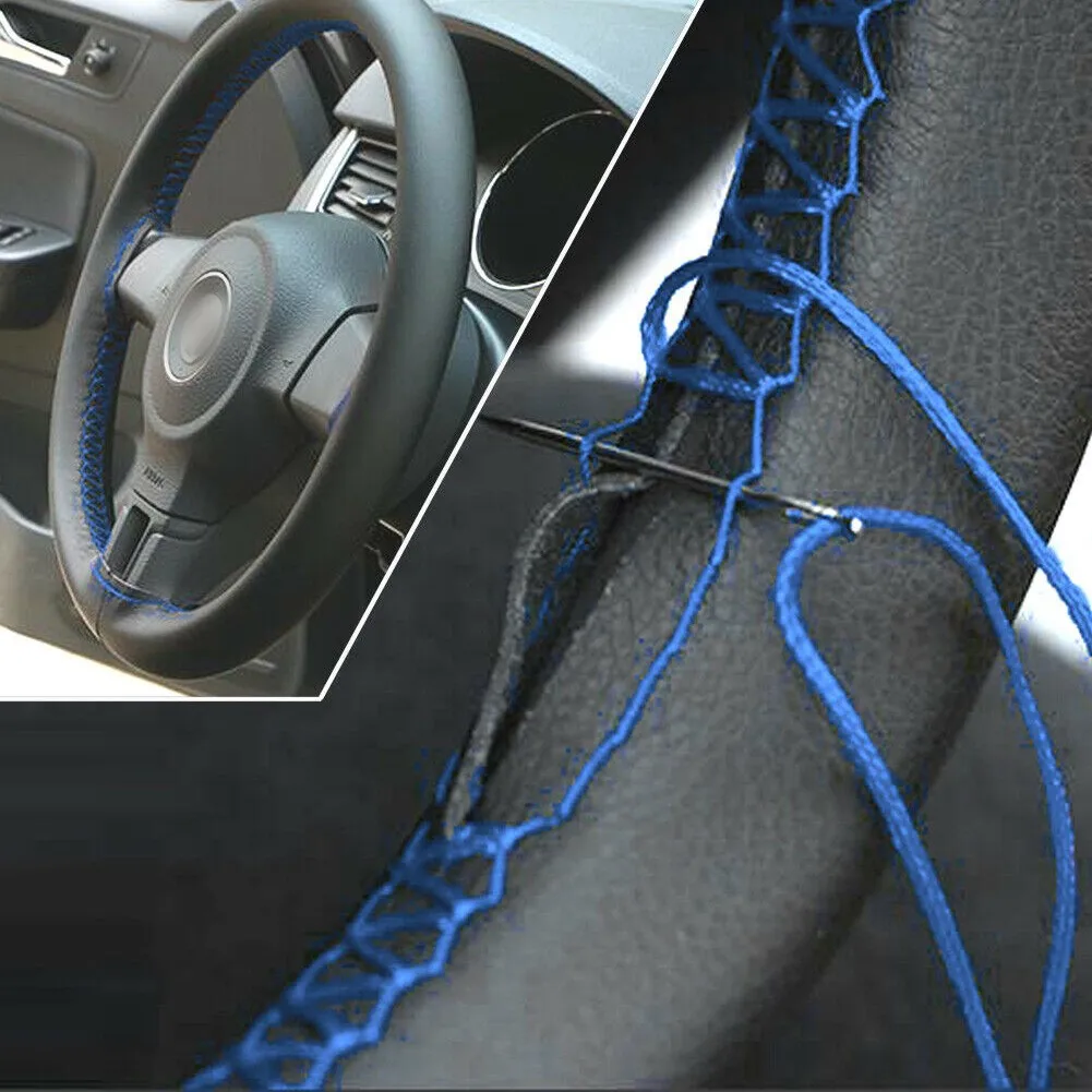 1set Steering Wheel Sewing Kit Steering Wheel Cover Hand Sewing Non-slip Vehicle 37-38cm Black Breathable DIY Front Car Tools
1set Steering Wheel Sewing Kit Steering Wheel Cover Hand Sewing Non-slip Vehicle 37-38cm Black Breathable DIY Front Car Tools