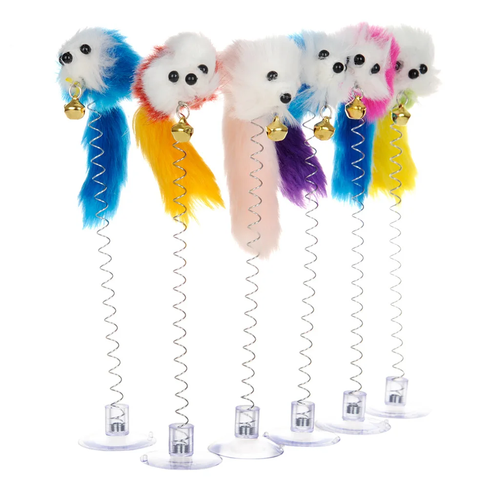 Hot 1PCS Random Color Funny Kitten Cat Interactive Toy Rod with Bell and Feather For Cats Teaser Toy Rod Pet Cats toys Stick
Hot 1PCS Random Color Funny Kitten Cat Interactive Toy Rod with Bell and Feather For Cats Teaser Toy Rod Pet Cats toys Stick