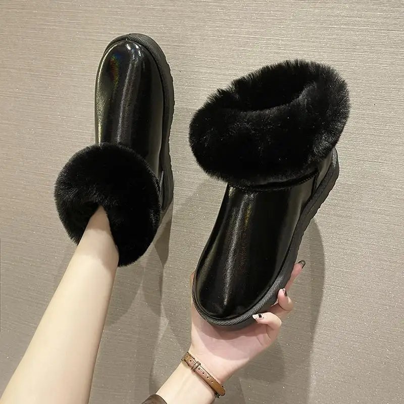 Snow Boots Shoes for Women Winter Short Thick Cotton Boots Korean Style All-Matching Women's Shoes Fashion Trendy Shoes
Snow Boots Shoes for Women Winter Short Thick Cotton Boots Korean Style All-Matching Women's Shoes Fashion Trendy Shoes