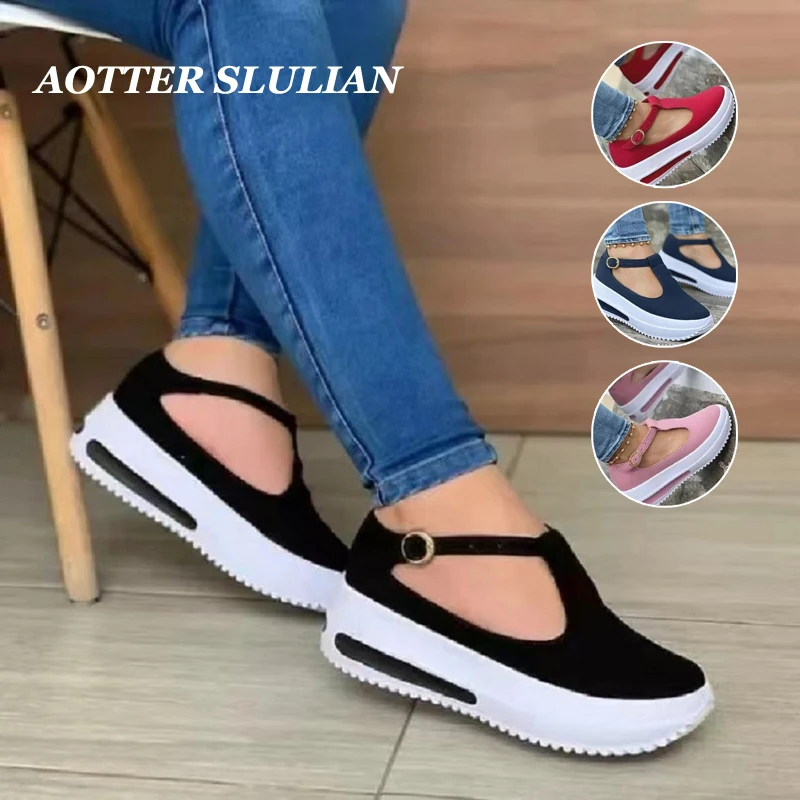 Women's Sandals New Fashion Size 43 Casual Platform Shoes Round Toe Flat Female Buckle Wedge Loafers Lightweight Shoe Zapatillas
Women's Sandals New Fashion Size 43 Casual Platform Shoes Round Toe Flat Female Buckle Wedge Loafers Lightweight Shoe Zapatillas