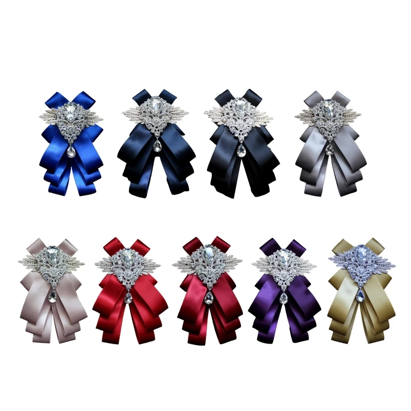 Diamond-studded Men British Style Collar Flower Korean Version Emcee Nightclub Groom Best Man Dress Banquet Suit Bow Tie
Diamond-studded Men British Style Collar Flower Korean Version Emcee Nightclub Groom Best Man Dress Banquet Suit Bow Tie