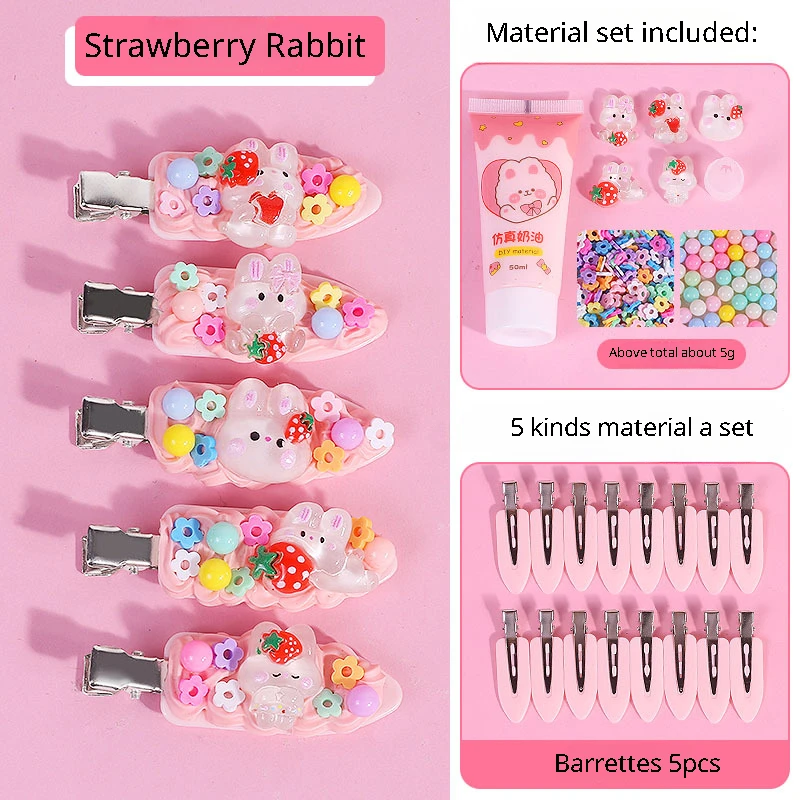 2023 Trend DIY Material Set Children Hair Clips Making Cartoon Design Hairpins Kawaii Fashion Handmade Barrettes Accessories
2023 Trend DIY Material Set Children Hair Clips Making Cartoon Design Hairpins Kawaii Fashion Handmade Barrettes Accessories