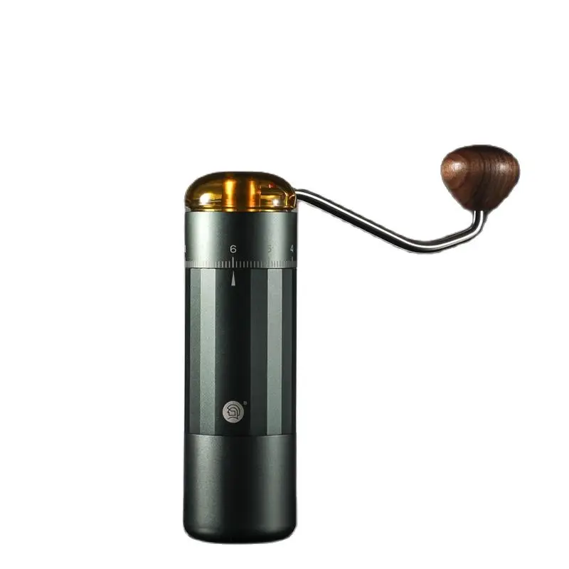 ZeroHero Seven Axis Stainless Steel Titanium-plated Conical Burr External Adjustment Dial Hand Crank Manual Coffee Grinder
ZeroHero Seven Axis Stainless Steel Titanium-plated Conical Burr External Adjustment Dial Hand Crank Manual Coffee Grinder