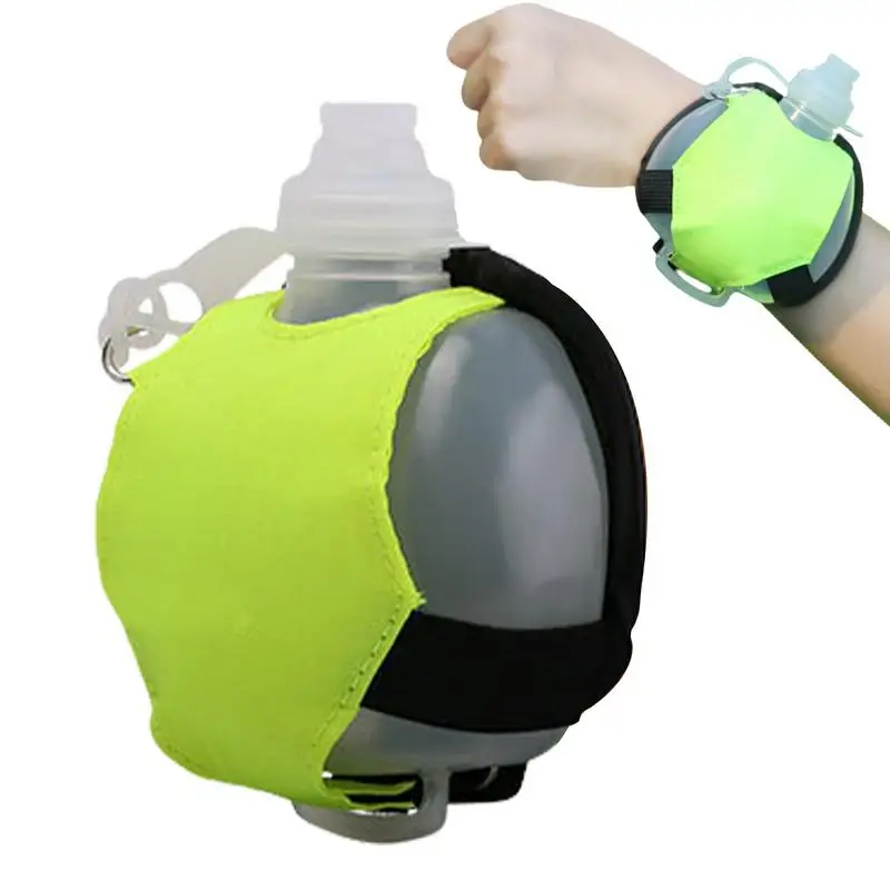 Portable Wrist Water Bottle Wearable Hands Free Silicone Fitness Sports Cup Leakproof Exercise Bottle Adjustable Foldable For 
Portable Wrist Water Bottle Wearable Hands Free Silicone Fitness Sports Cup Leakproof Exercise Bottle Adjustable Foldable For