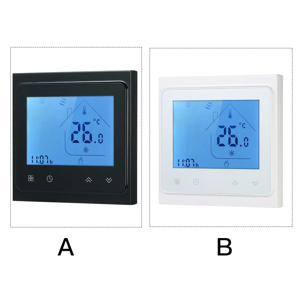 Floor Electric Heating Thermostat Room Temperature Controller LCD Display With Backlight S-Mart Temperature Controller For Home
Floor Electric Heating Thermostat Room Temperature Controller LCD Display With Backlight S-Mart Temperature Controller For Home