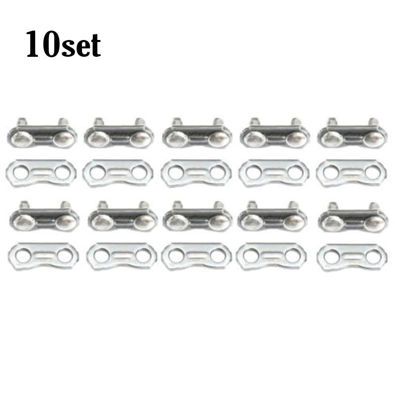 10 Sets 1.5x0.5cm 0.3cm Chain Link Fit For 325 058 Chain Joining Anti-rust Chainsaw Saw Chain Joiner Link Preset+Tie Strap
10 Sets 1.5x0.5cm 0.3cm Chain Link Fit For 325 058 Chain Joining Anti-rust Chainsaw Saw Chain Joiner Link Preset+Tie Strap