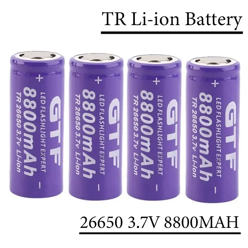 Free Shipping Rechargeable Battery 2024NEW High-Qualit 100% New 3.7v 26650 Li-ion Battery 8800mAh 100%Original Battery
Free Shipping Rechargeable Battery 2024NEW High-Qualit 100% New 3.7v 26650 Li-ion Battery 8800mAh 100%Original Battery