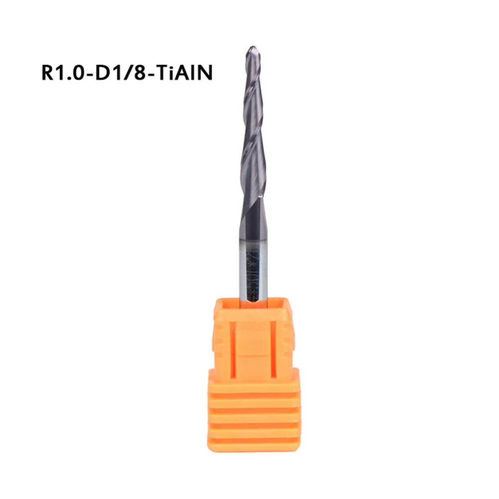 R0.25mm-1mm Tapered Ball Nose End Mill 1/8 Shank Taper Wood Metal Milling Cutter CNC Engraving Router Woodwork Carving
R0.25mm-1mm Tapered Ball Nose End Mill 1/8 Shank Taper Wood Metal Milling Cutter CNC Engraving Router Woodwork Carving