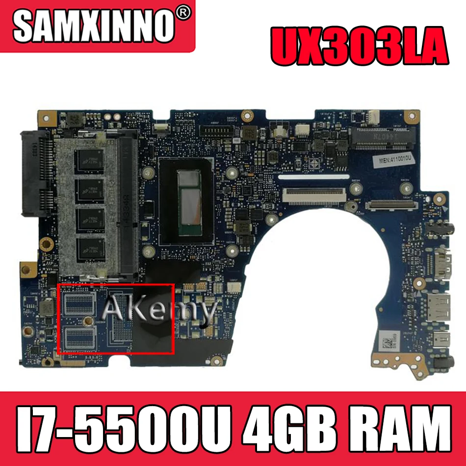 Akemy UX303LAB материнская плата для ноутбука Asus UX303LA UX303LNB материнская плата для ноутбука I7-5500U 4 Гб ОЗУ 90NB04Y0-R05000
Akemy UX303LAB материнская плата для ноутбука Asus UX303LA UX303LNB материнская плата для ноутбука I7-5500U 4 Гб ОЗУ 90NB04Y0-R05000