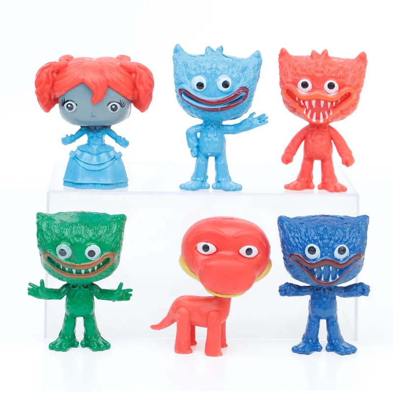 6Pcs/Set 6.5cm Game Poppy Playtime Huggy Wuggy PVC Q verstion Action Figure Toys Cartoon Home Decoration Scary Toy Gifts For Ch
6Pcs/Set 6.5cm Game Poppy Playtime Huggy Wuggy PVC Q verstion Action Figure Toys Cartoon Home Decoration Scary Toy Gifts For Ch