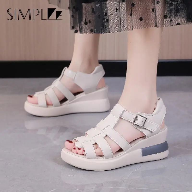 2023 Retro Sandals for Women Summer Fashion Hollow Wedge Platform Open Toe Shoes Roman Casual Outdoor Ladies Sandalias Zapatos
2023 Retro Sandals for Women Summer Fashion Hollow Wedge Platform Open Toe Shoes Roman Casual Outdoor Ladies Sandalias Zapatos