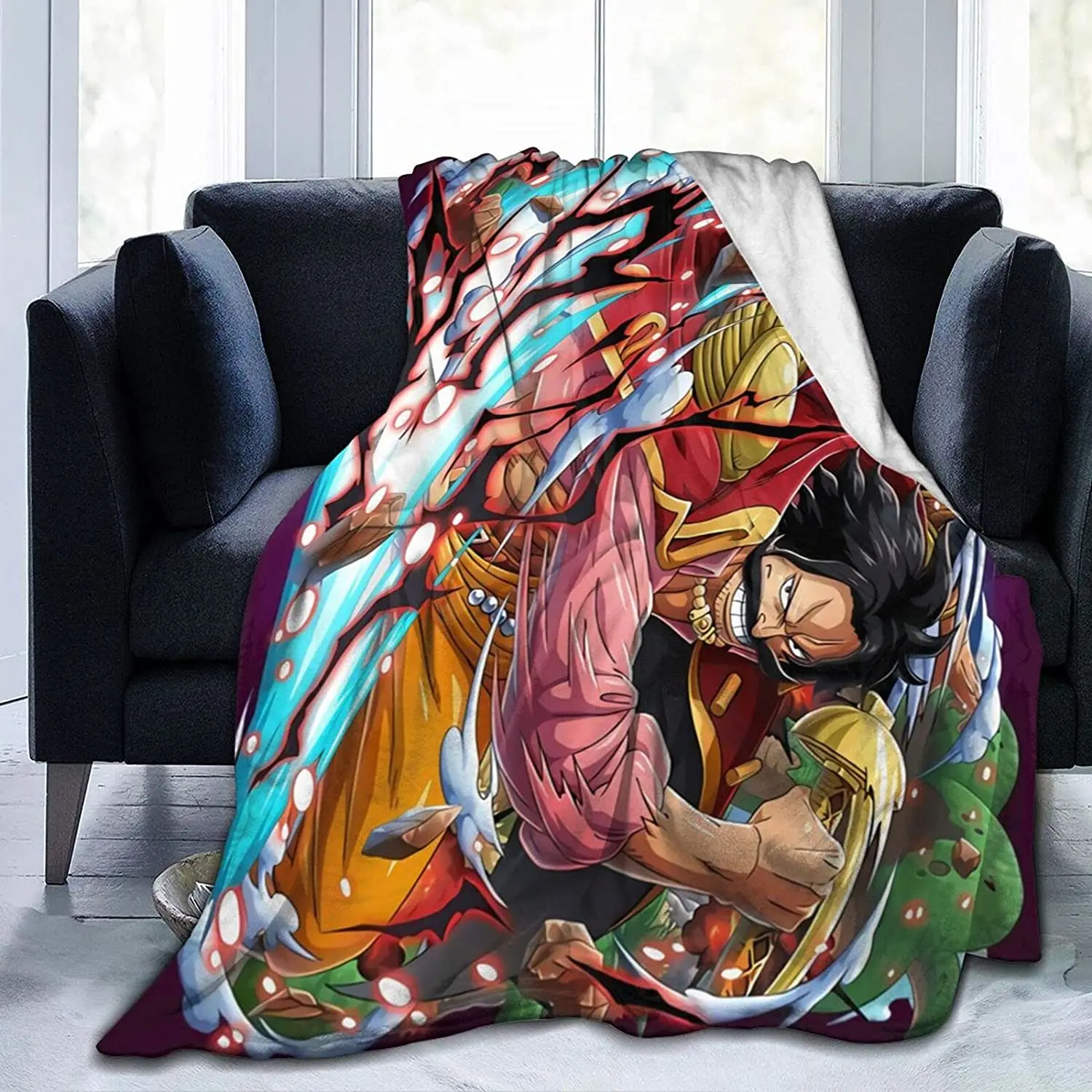 GOL D. Roger Fluffy Soft and Comfortable Blanket, Anime Warm Embrace of Sympathy
GOL D. Roger Fluffy Soft and Comfortable Blanket, Anime Warm Embrace of Sympathy