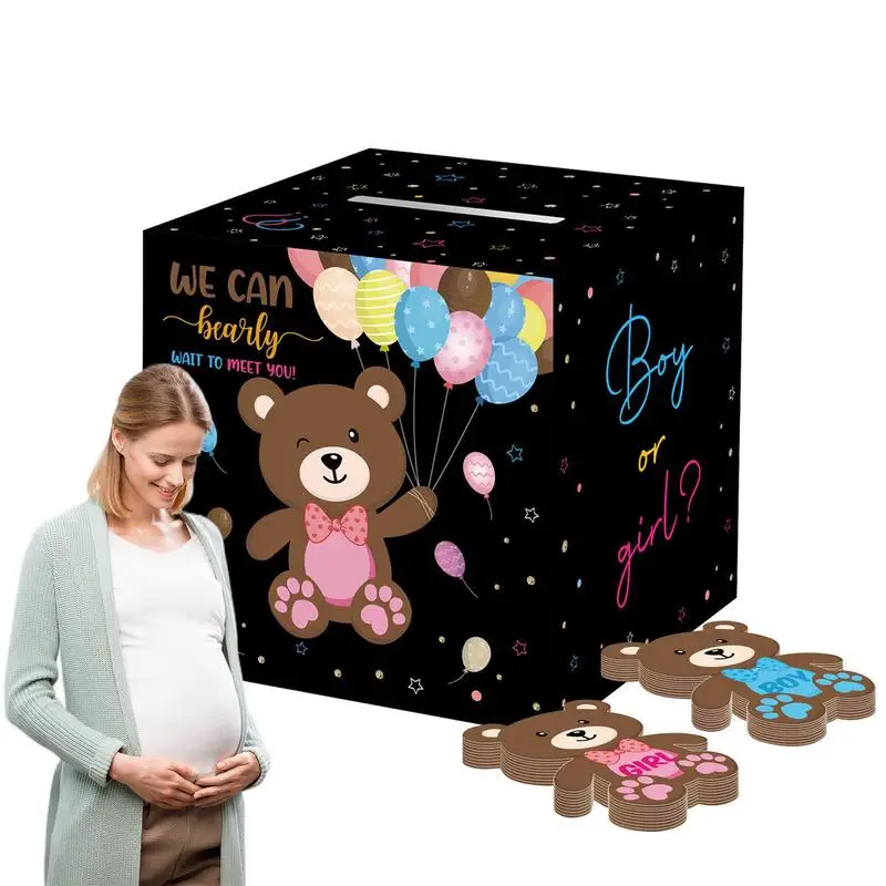 Gender Reveal Box Gender Reveal Party Supplies Paper Box Kit Gender Reveal Party Decoration Vote Box For He Or She Party
Gender Reveal Box Gender Reveal Party Supplies Paper Box Kit Gender Reveal Party Decoration Vote Box For He Or She Party