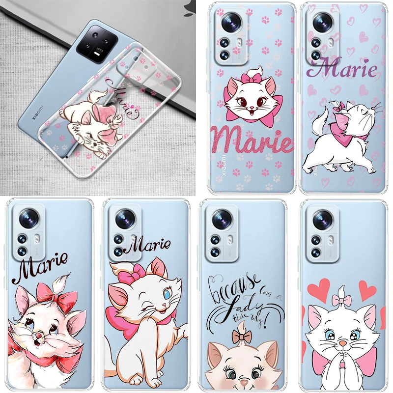 Marie Cat Cartoon For Xiaomi Mi 13 12 11 10 11T 10T 9T 9 8 Note 10 Ultra Pro Lite Silicone Transparent Phone Case Coque Capa
Marie Cat Cartoon For Xiaomi Mi 13 12 11 10 11T 10T 9T 9 8 Note 10 Ultra Pro Lite Silicone Transparent Phone Case Coque Capa