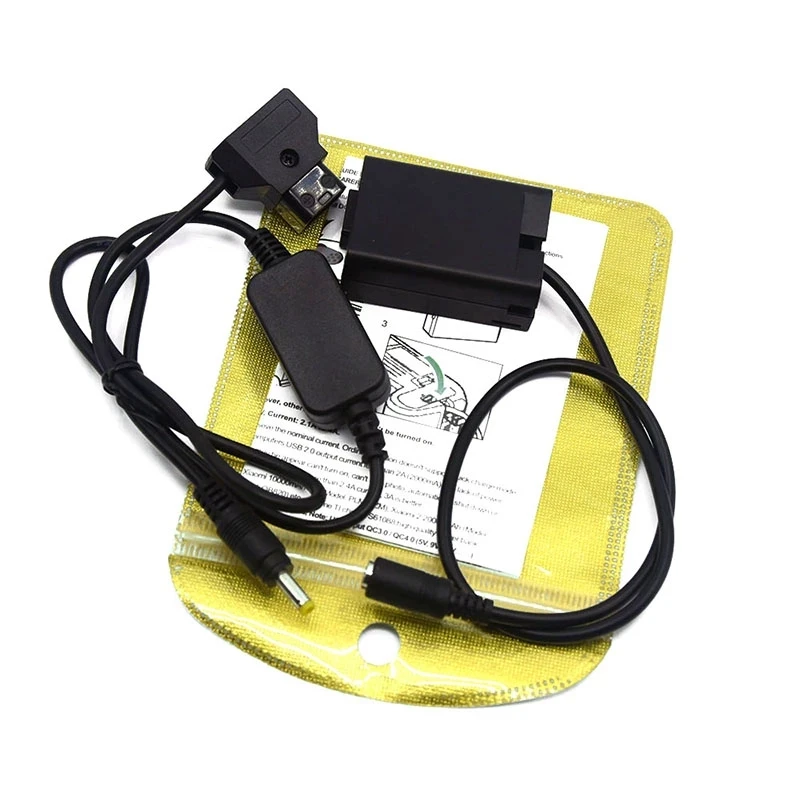D-TAP Dtap 9V Power Supply Adapter DC Cable EH-5A EP-5G EN-EL25 DC Coupler Fake Battery For Nikon Z50 Z30 ZFC Digital Camera
D-TAP Dtap 9V Power Supply Adapter DC Cable EH-5A EP-5G EN-EL25 DC Coupler Fake Battery For Nikon Z50 Z30 ZFC Digital Camera