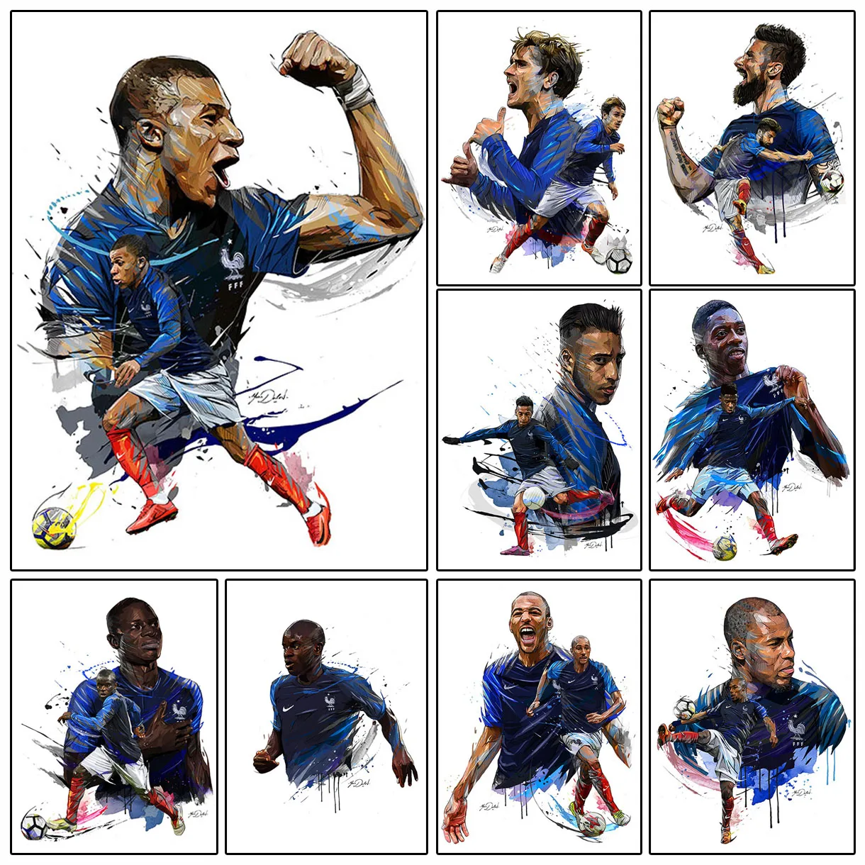 DIY Diamond Painting french football star Portrait Picture Diamond Mosaic Embroidery Cross Stitch Home Decor j3228
DIY Diamond Painting french football star Portrait Picture Diamond Mosaic Embroidery Cross Stitch Home Decor j3228