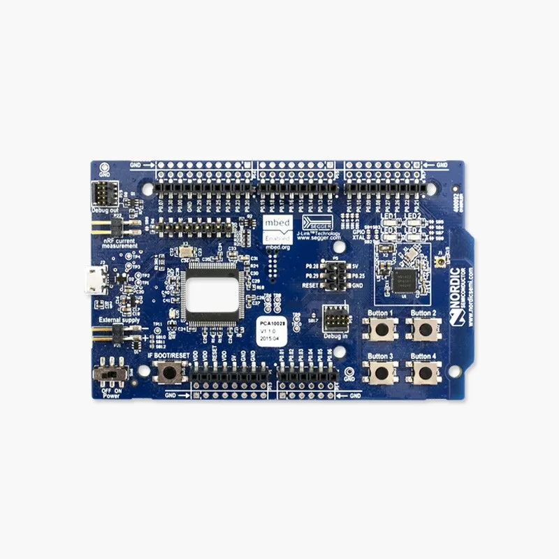 NRF51-DK многофункциональная макетная плата nRF51422 nRF51822 nRF51824 SoC PCA10028