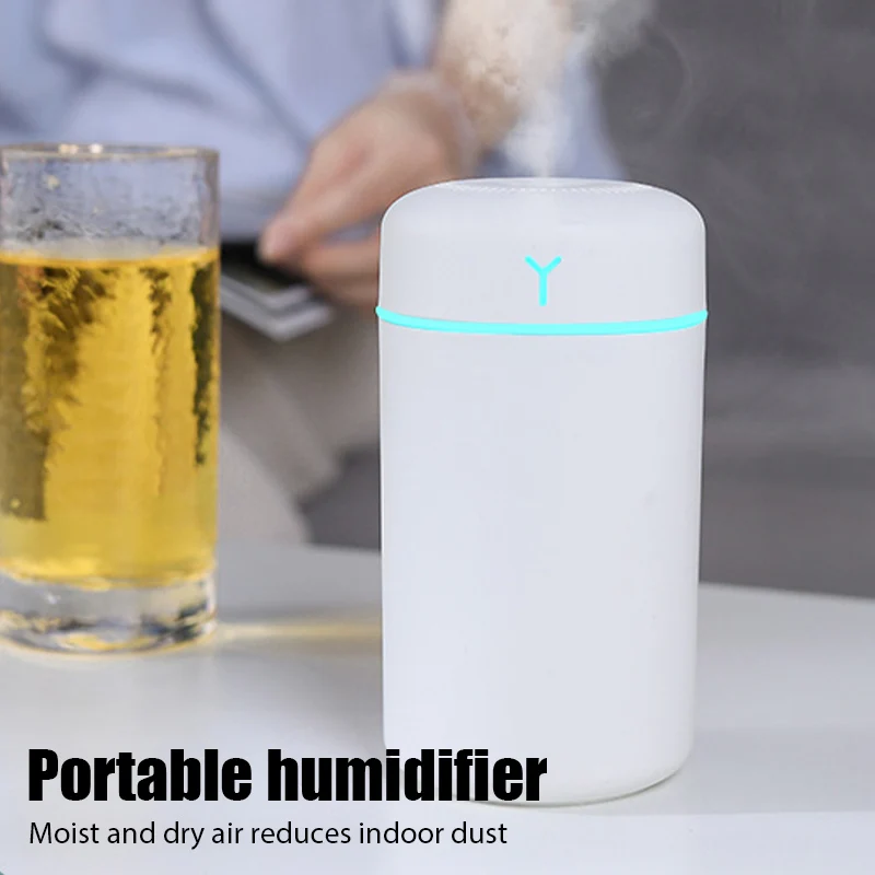 

2022Ultrasonic Mini Air Humidifier 420/250ML Aroma Essential Oil Diffuser For Home Car USB Fogger Mist Maker With LED Night Lamp