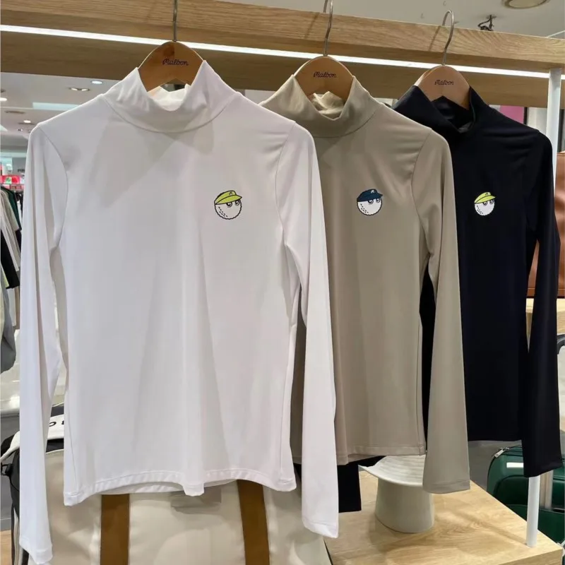 T Shirts for Women Basic Long Sleeve Top Stand Collar Zipper Pullover T-Shirt Solid Bottoming Shirt Top
T Shirts for Women Basic Long Sleeve Top Stand Collar Zipper Pullover T-Shirt Solid Bottoming Shirt Top